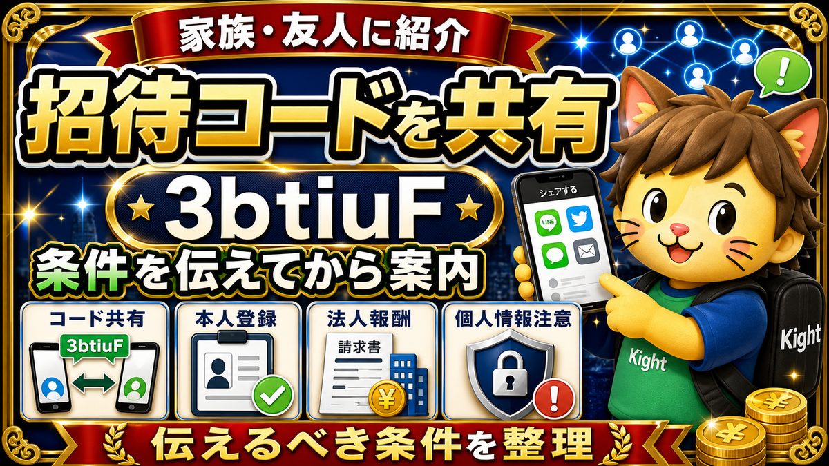 フリーナンス招待コード3btiuF family
