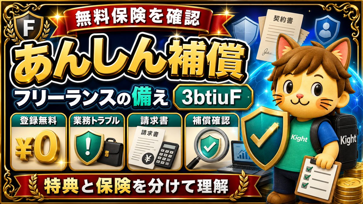 フリーナンスの無料保険と即日払いをざっくり確認